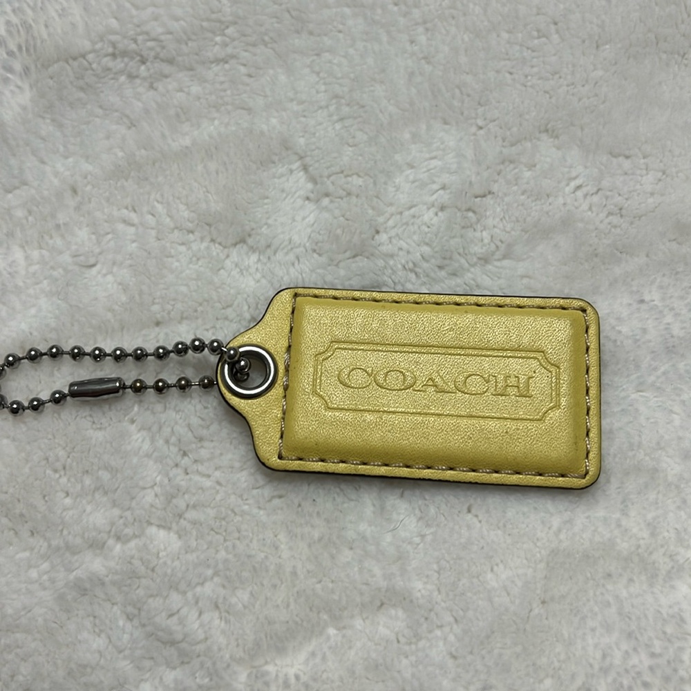 Coach purse tag